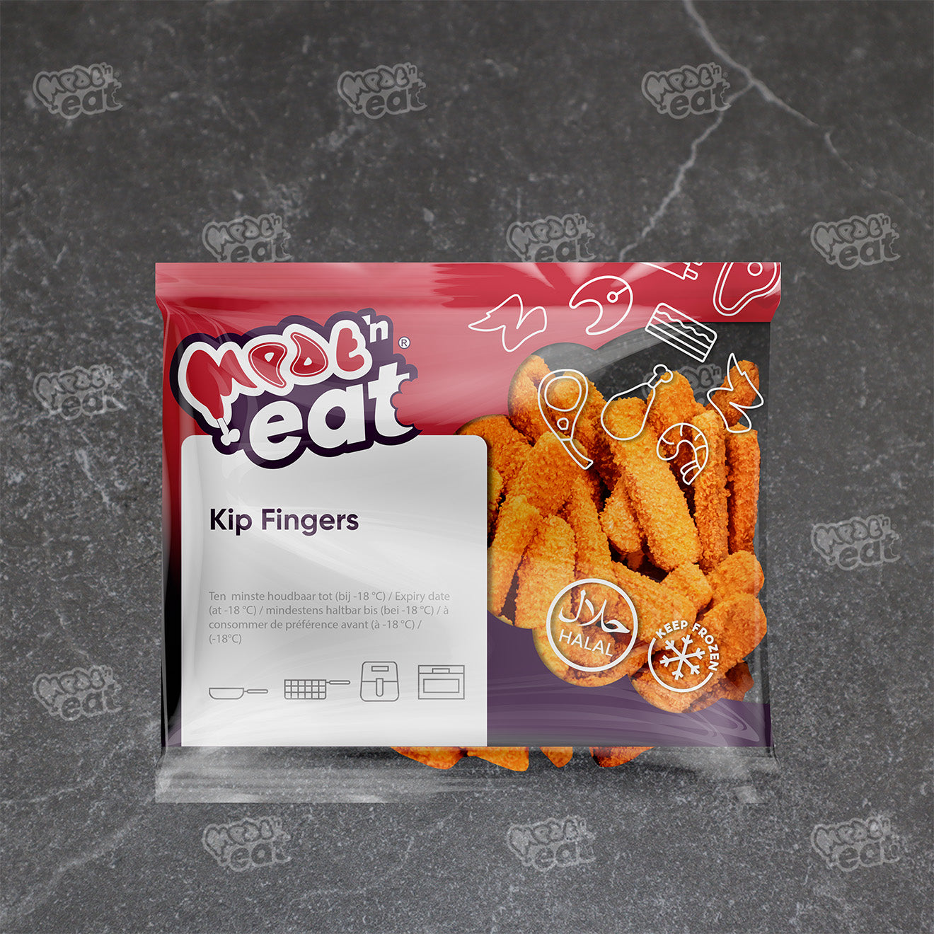 Kip Fingers 800 gram zak